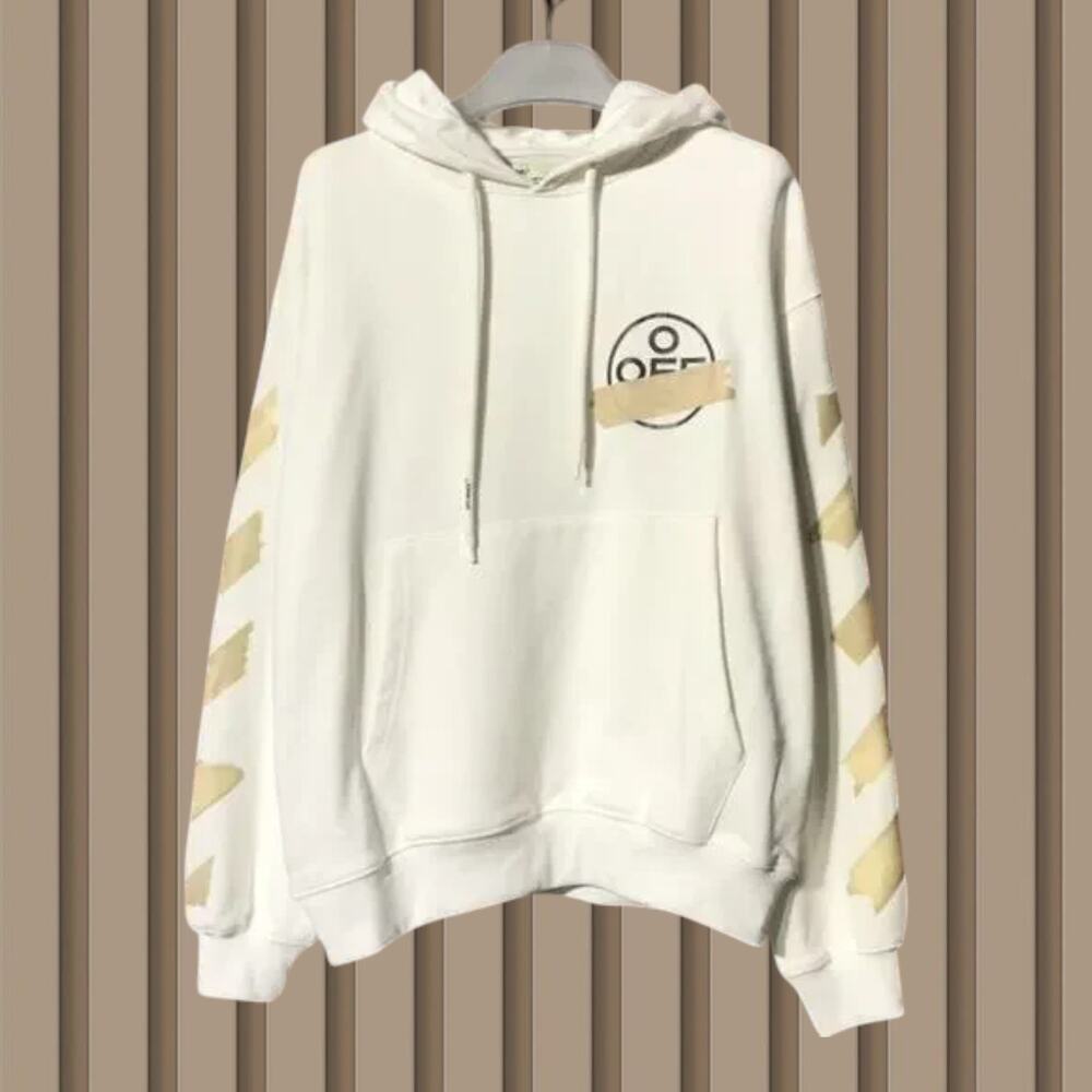 Off-White Men's Hoodie White